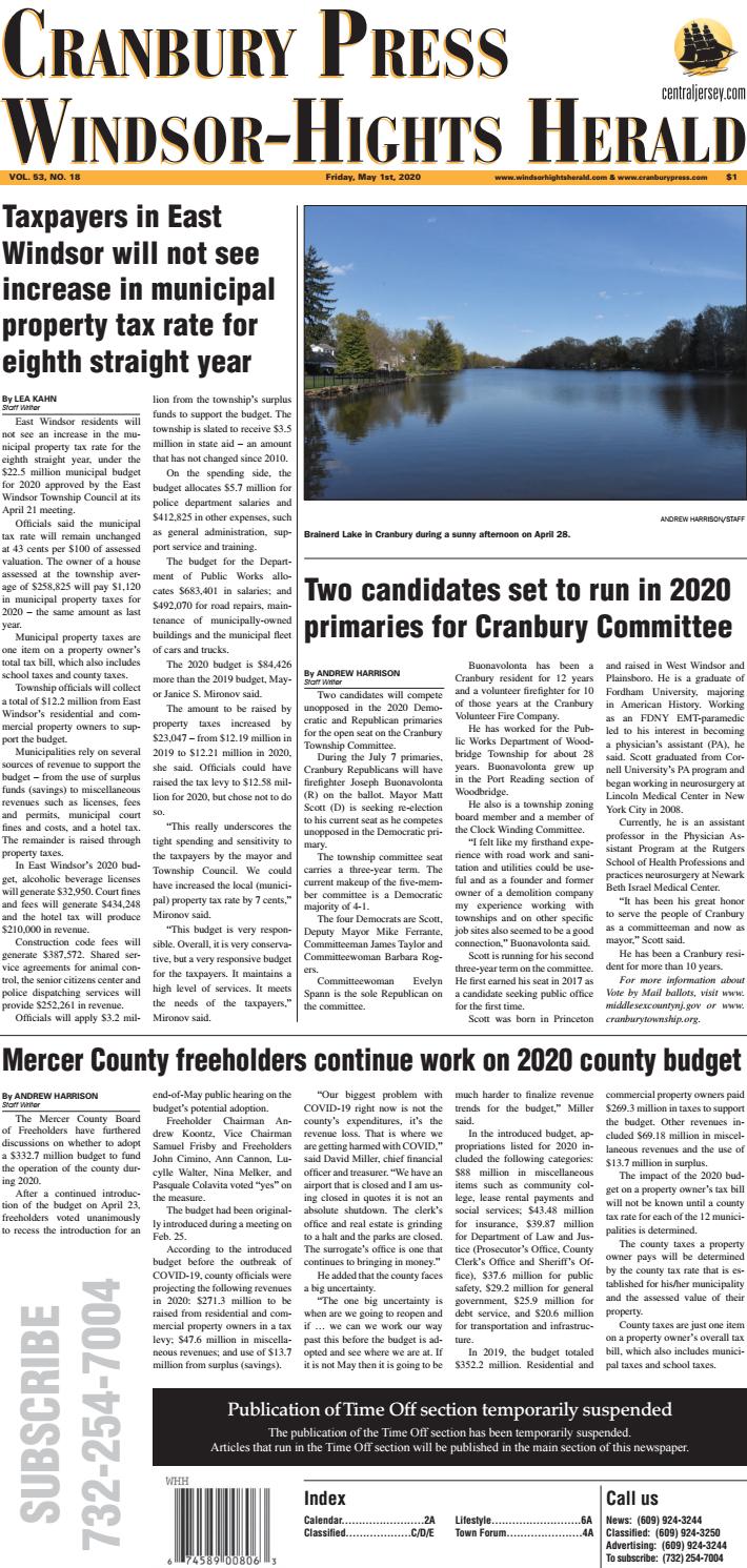 Cranbury Press & WindsorHights Herald by