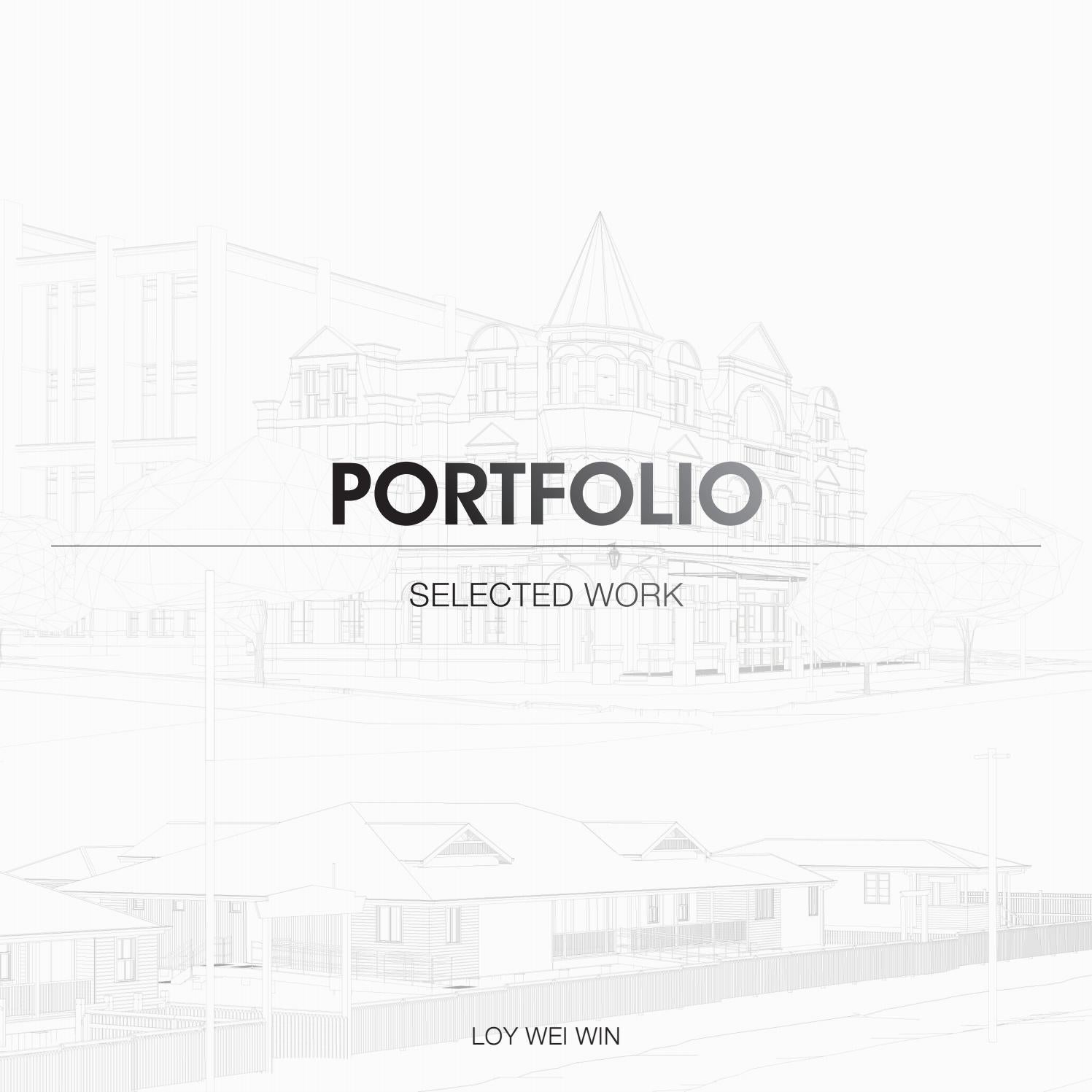 Master Architecture Portfolio by LoyWeiWin Issuu
