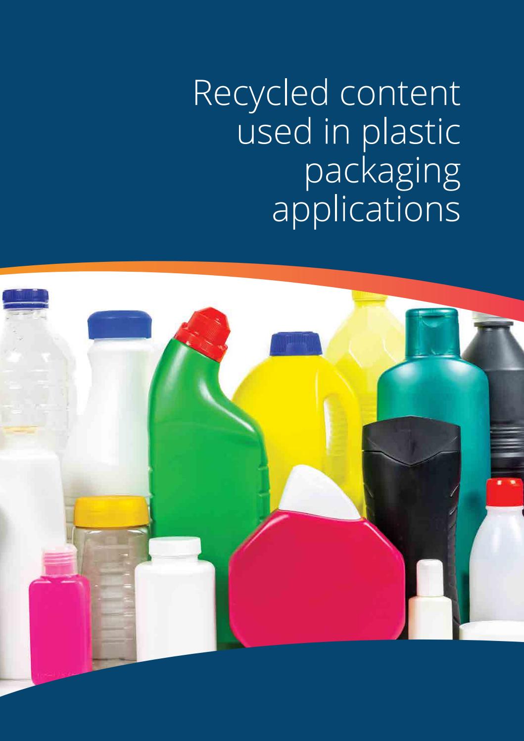 Recycled Content Used in Plastic Packaging Applications by British