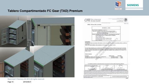 Presentación Tableros SUMMAA ENERGIA 2020 第 15 页