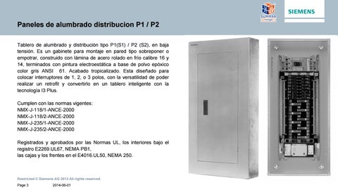 Presentación Tableros SUMMAA ENERGIA 2020 第 3 页
