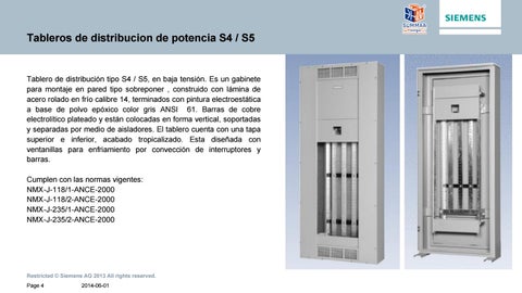 Presentación Tableros SUMMAA ENERGIA 2020 第 4 页