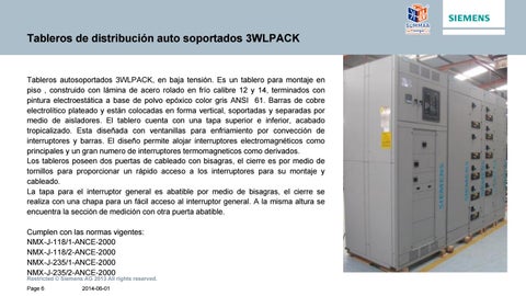 Presentación Tableros SUMMAA ENERGIA 2020 第 6 页
