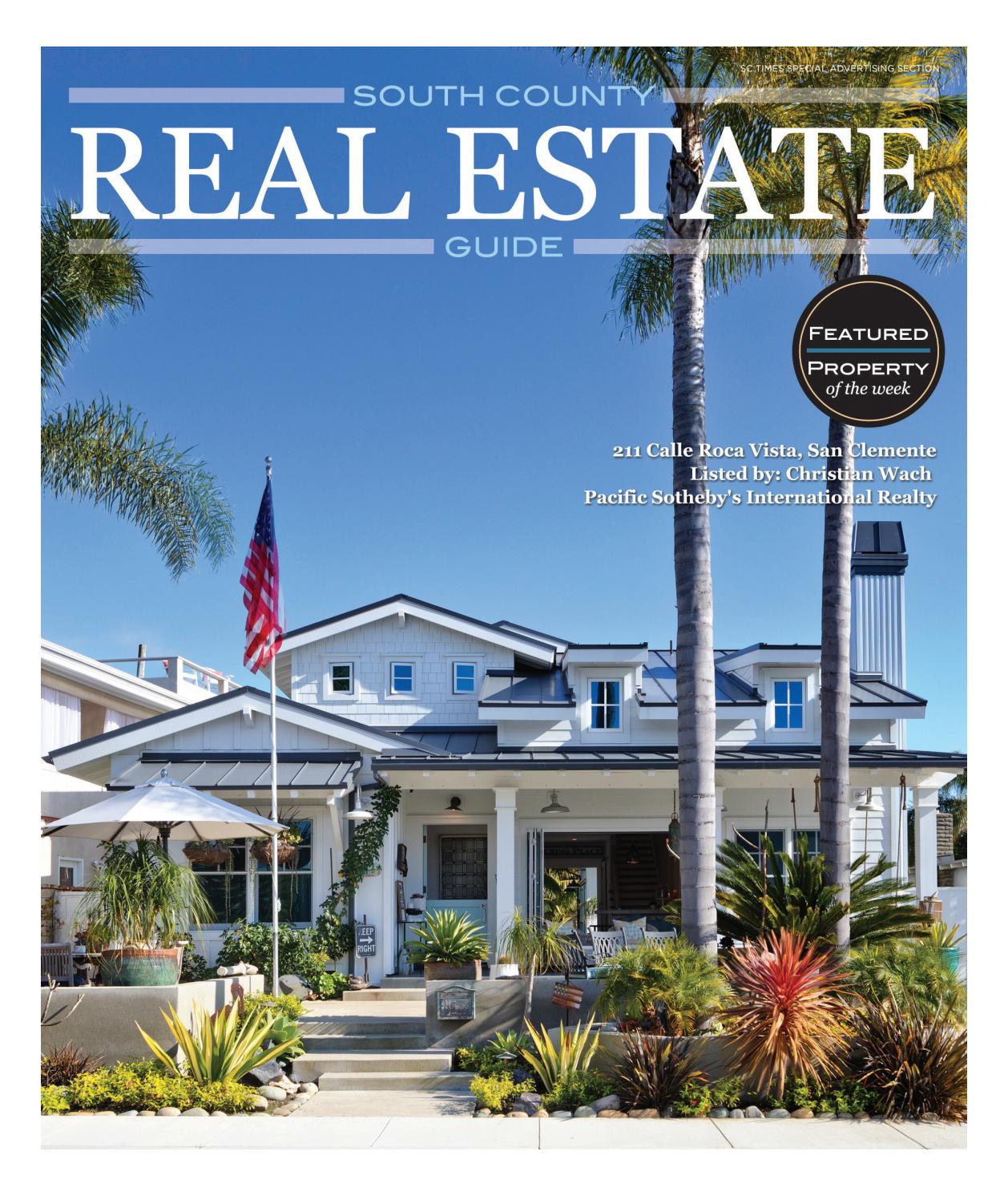 South County Real Estate Guide MAY 2020 by San Clemente Times Issuu