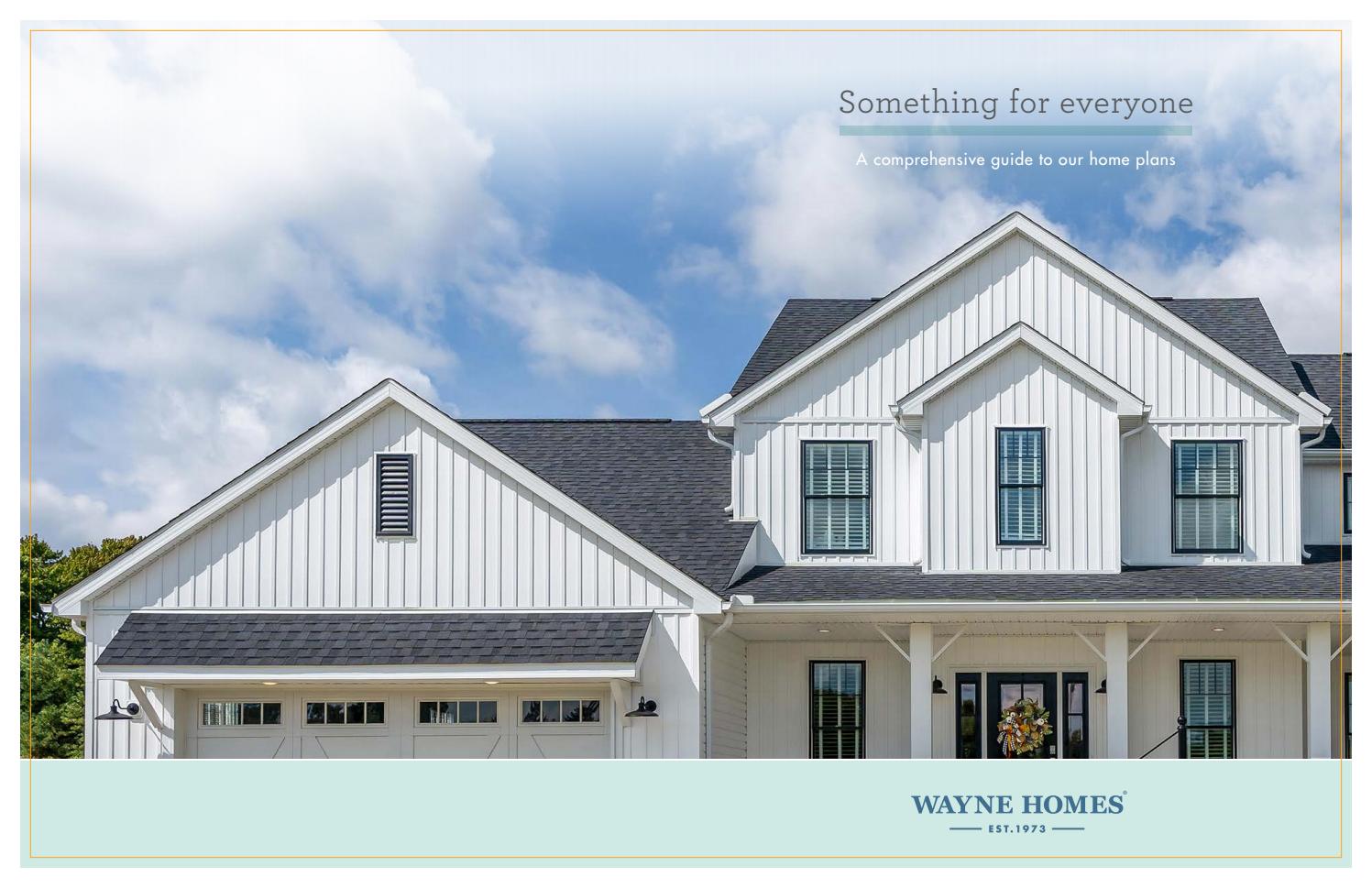 Wayne Homes Complete Floor Plan Guide by Wayne Homes Issuu