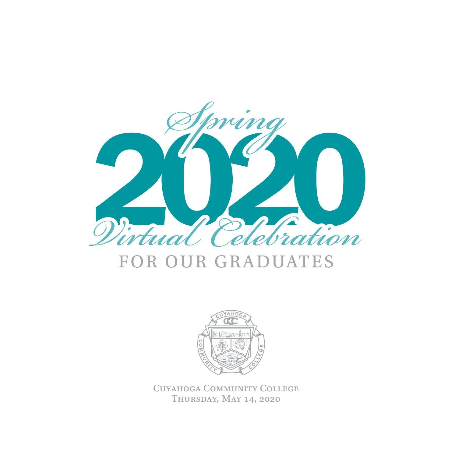 2020 Spring Virtual Celebration Program by Cuyahoga Community College ...