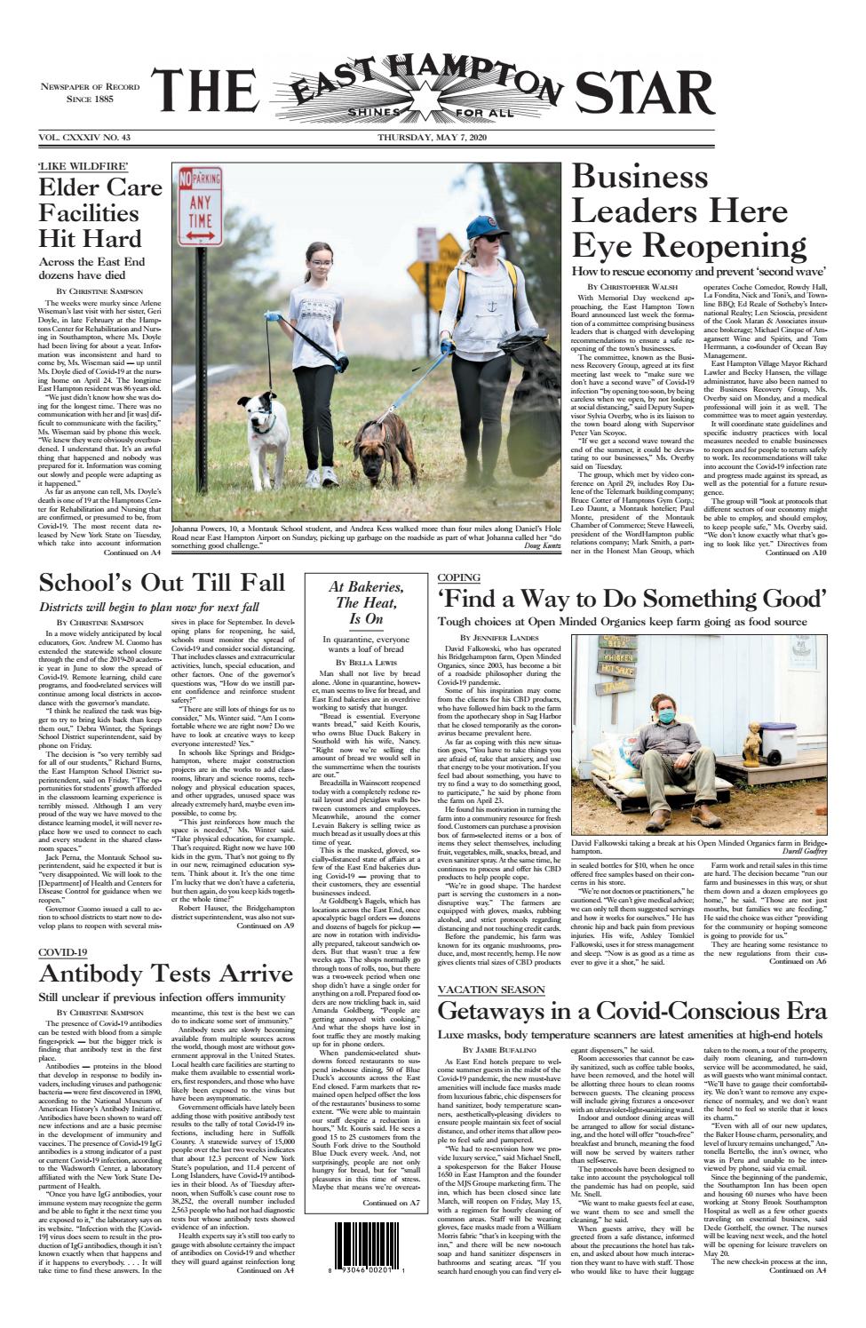 The East Hampton Star May 7, 2020 Section A by East Hampton Star Issuu
