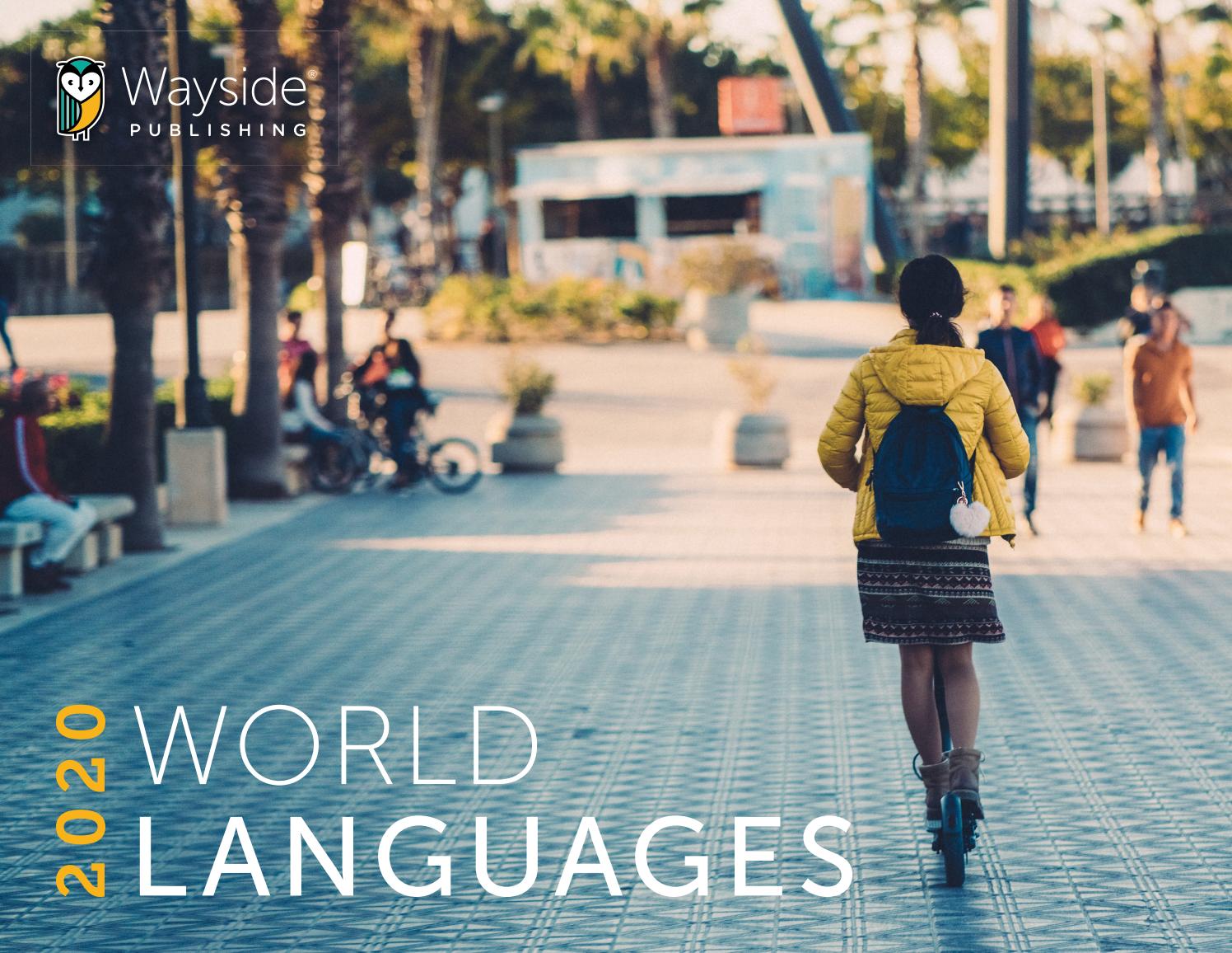 Wayside Publishing World Languages Catalog 2020 by Wayside Publishing
