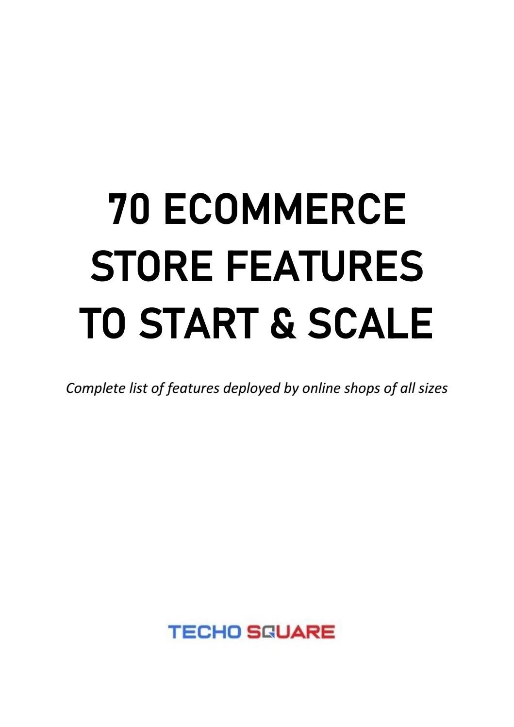 70-ecommerce-store-feature-list-to-start-your-business-by-techosquare