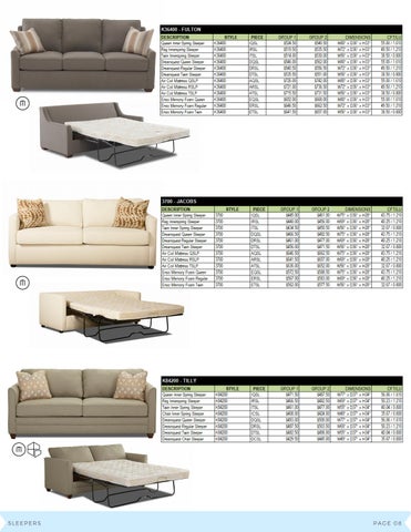 Meridien Marketing 家具目录 · Klaussner Quick-Upholstery 指南 第 10 页