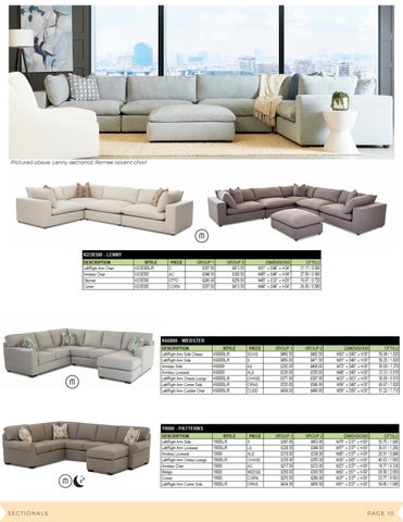Meridien Marketing 家具目录 · Klaussner Quick-Upholstery 指南 第 12 页