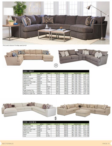 Meridien Marketing 家具目录 · Klaussner Quick-Upholstery 指南 第 13 页