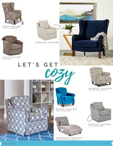 Meridien Marketing 家具目录 · Klaussner Quick-Upholstery 指南 第 17 页