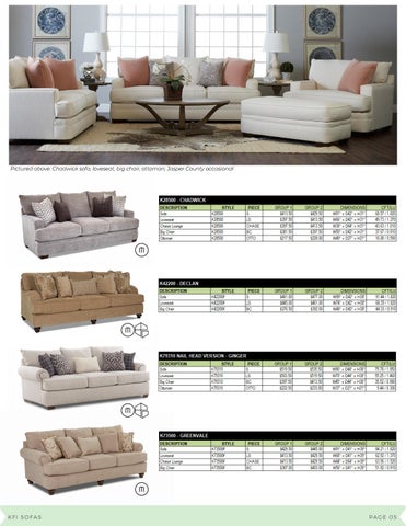 Meridien Marketing 家具目录 · Klaussner Quick-Upholstery 指南 第 7 页