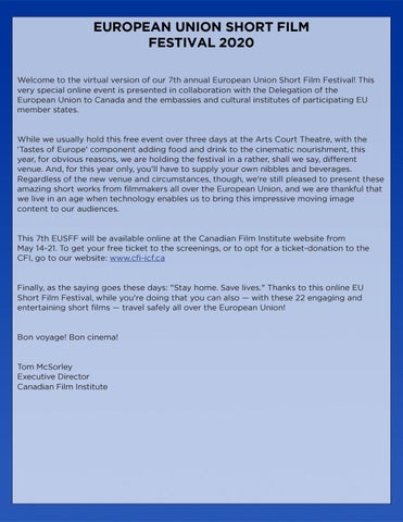 European Union Short Film Festival 2020 