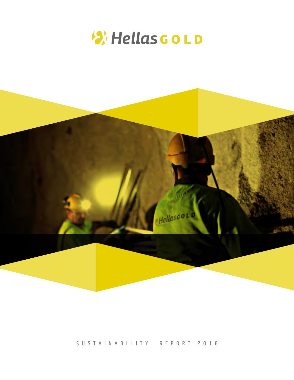 HELLAS GOLD SUSTAINABILITY REPORT 2018 English Version by HELLAS GOLD