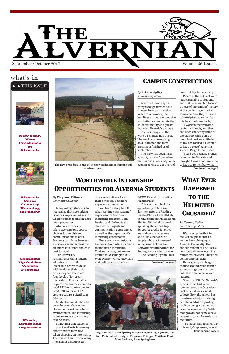 Alvernian September 2017 by Alvernia University Issuu