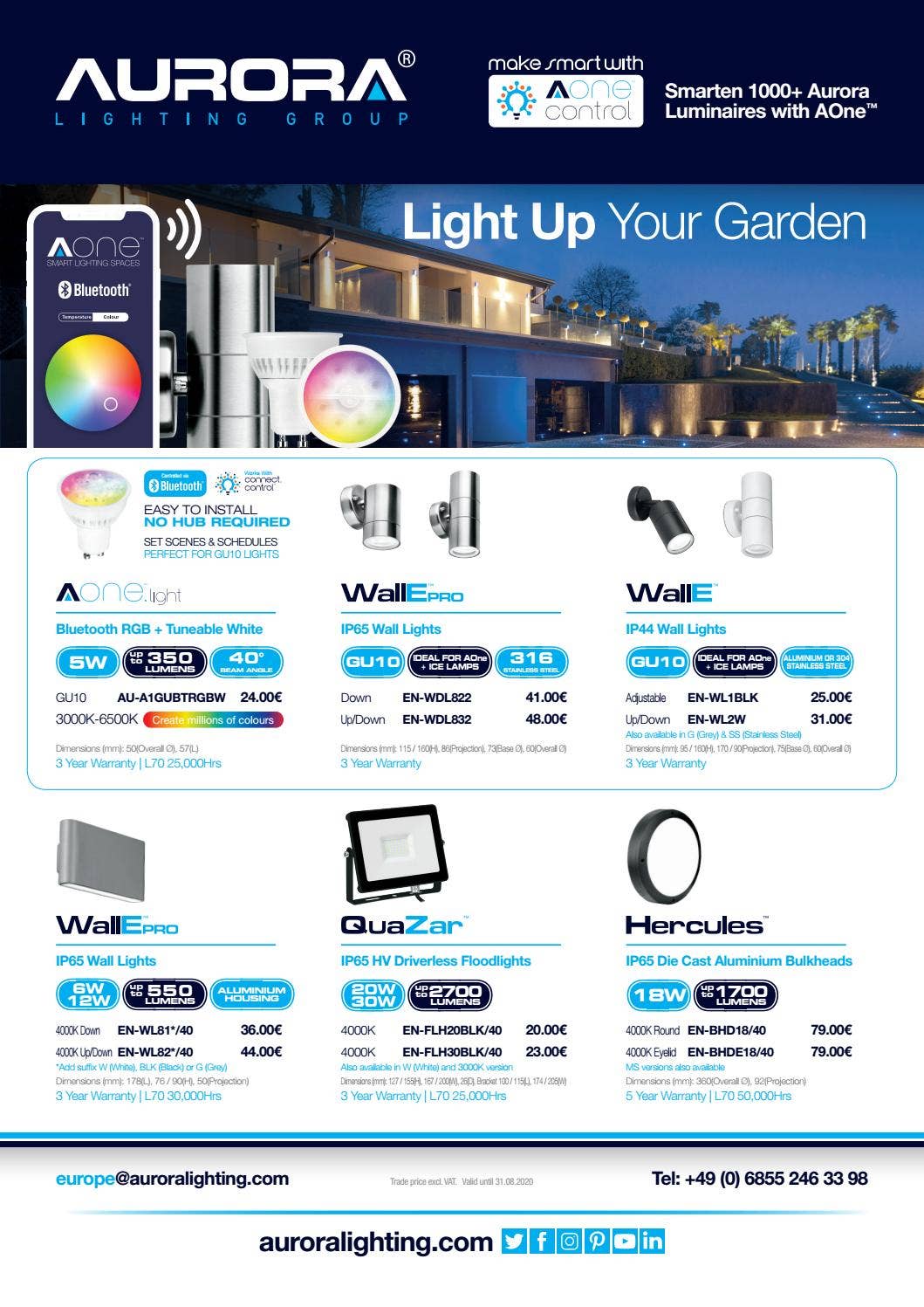 Light up Your Garden by Aurora Lighting - Issuu
