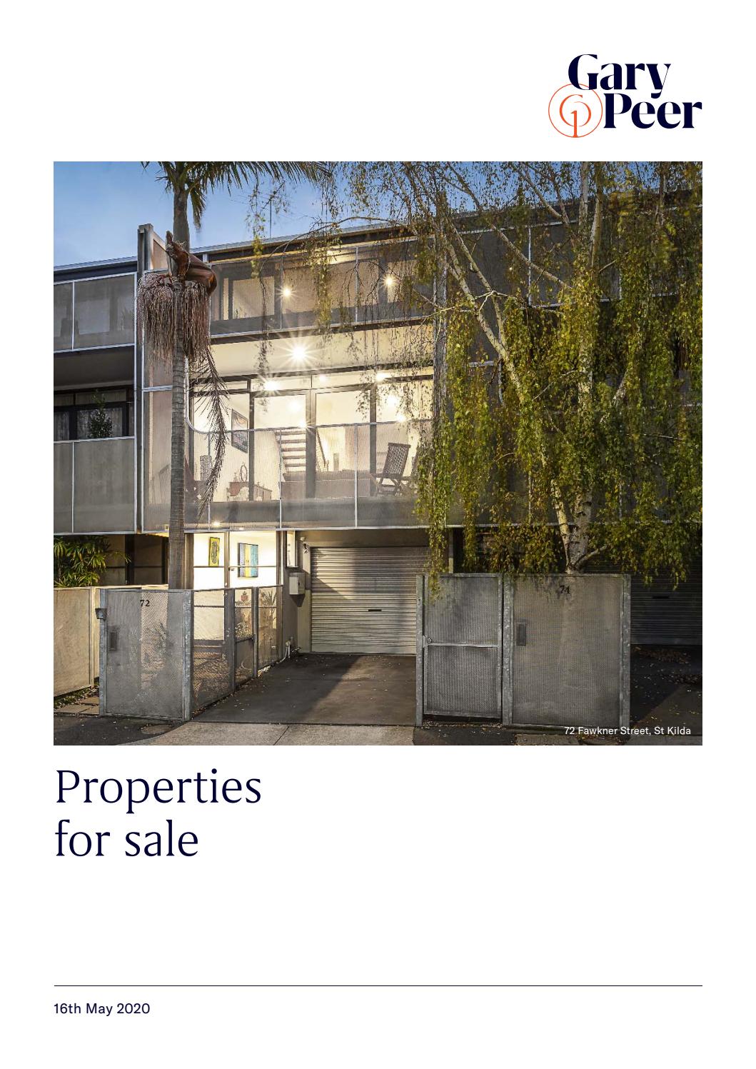 Gary Peer properties for sale Saturday 16th May 2020 by Gary Peer