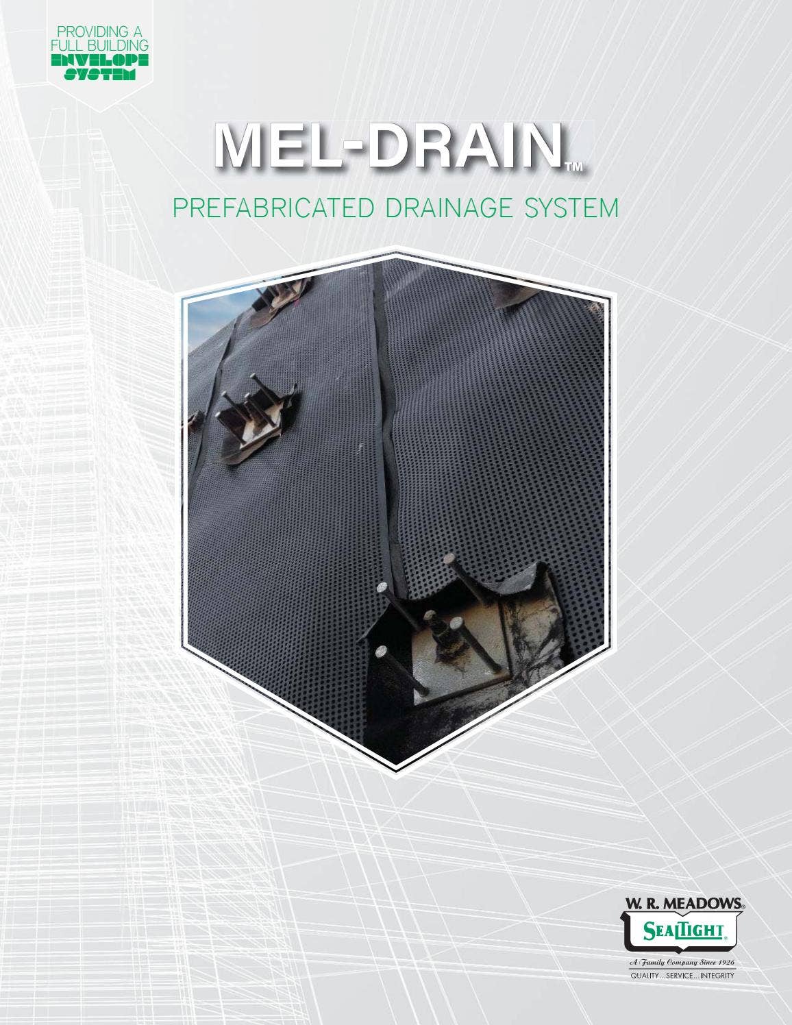 W.R. Meadows Mel-Drain Prefabricated Drainage System by Ram Tool ...