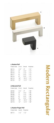 Southeastern Door & Window 家具目录 · 柜 × 卫浴 Hardware 第 7 页