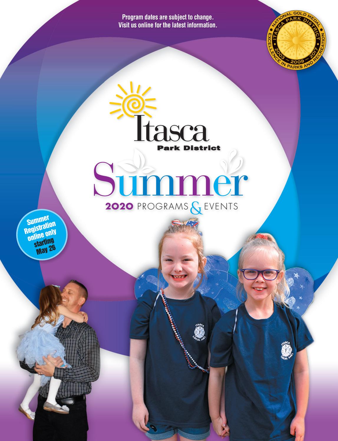 Itasca Park District Summer Brochure 2020 By Itasca Park District Issuu