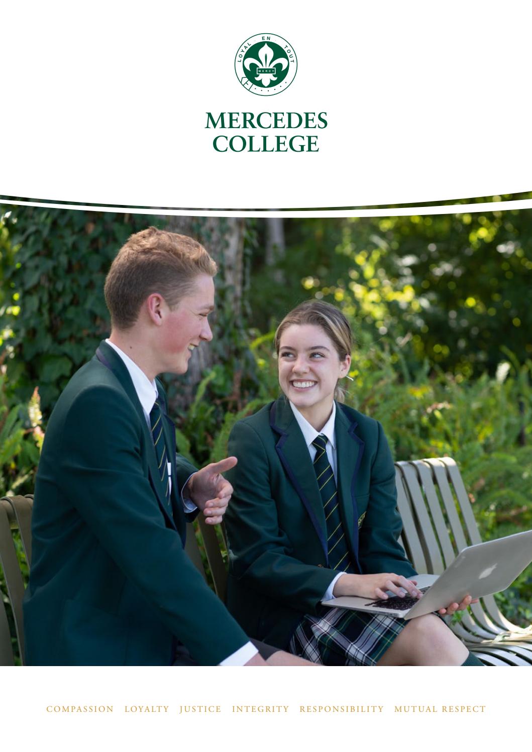 Mercedes College International Student Prospectus by Mercedes College
