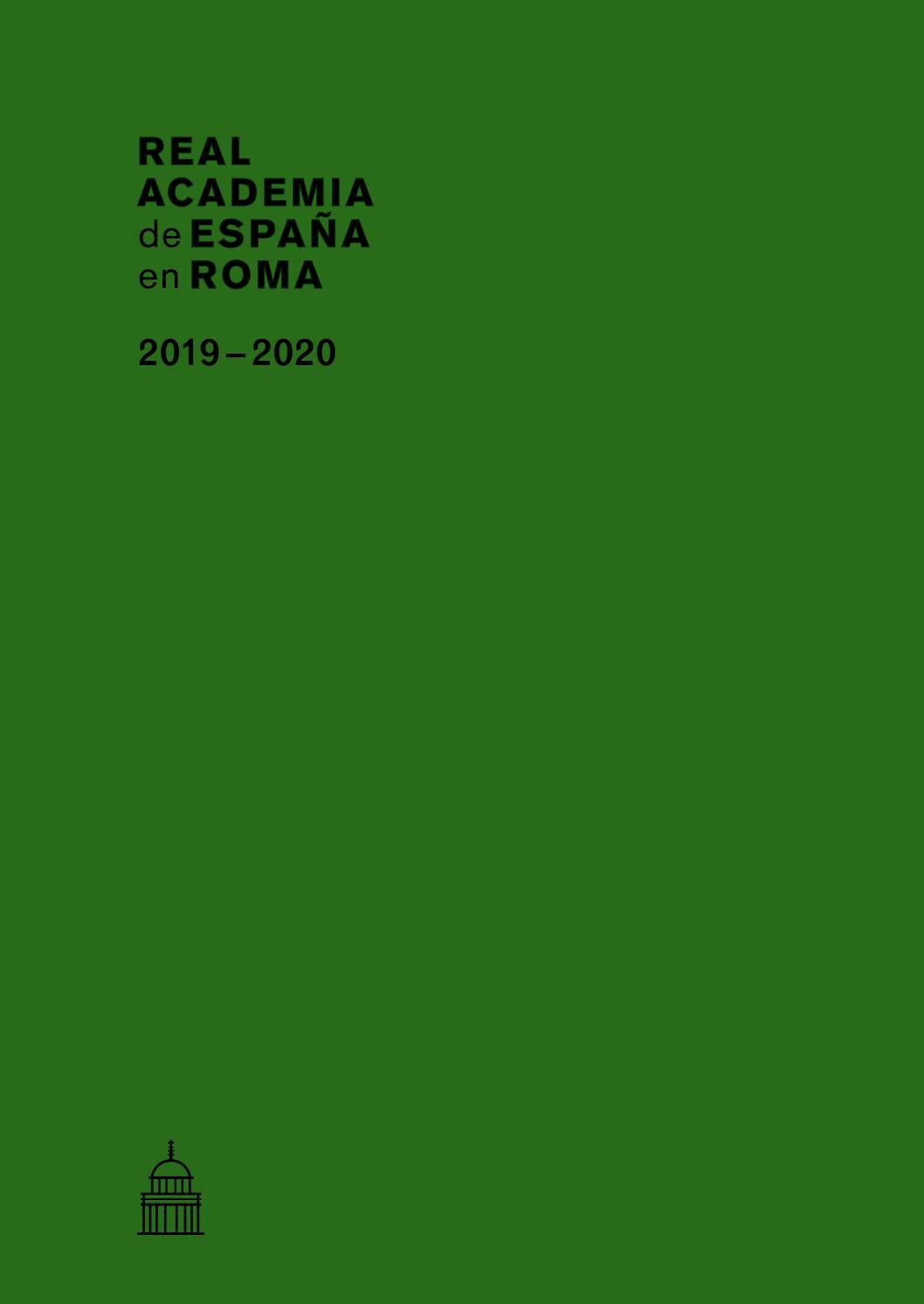 Real Academia de España en Roma. Residenti 2019-2020. Finestre Aperte by  AECID PUBLICACIONES - Issuu