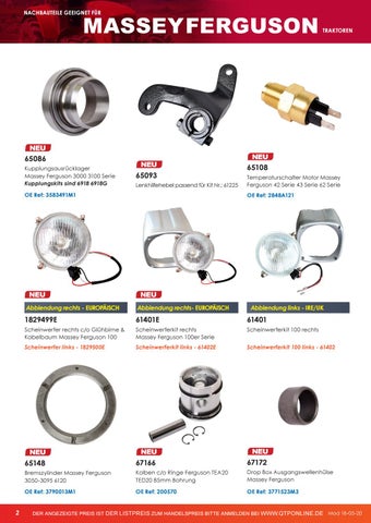 Quality Tractor Parts 灯饰目录 · QTP 德国 May Product News 第 2 页