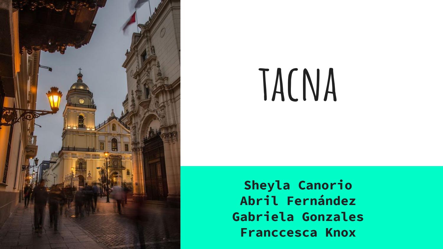 Clima Tacna by Franccesca Knox Issuu