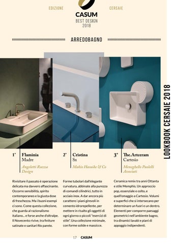 Casum 家具型录 Cersaie 2018 – 室内 design 第 17 页
