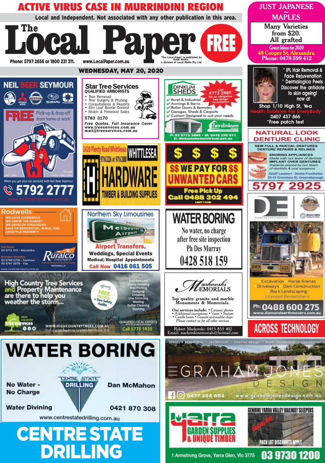 The Local Paper - Regional Print Edition. Wed., May 20, 2020 by Ash ...