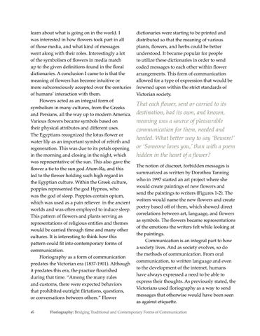 Floriography: Bridging Traditional and 现代 Forms of Communication 第 16 页