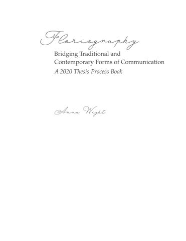 Floriography: Bridging Traditional and 现代 Forms of Communication 第 3 页