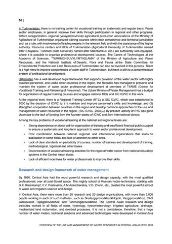 Overview of the use and management of water resources in Central Asia ...