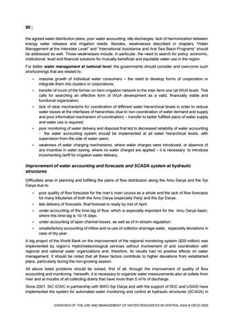 Overview of the use and management of water resources in Central Asia ...