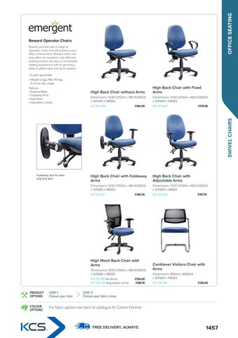 KCS 家具目录 2020-21 - 办公 坐具 第 11 页