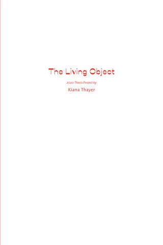 The Living Object 第 3 页
