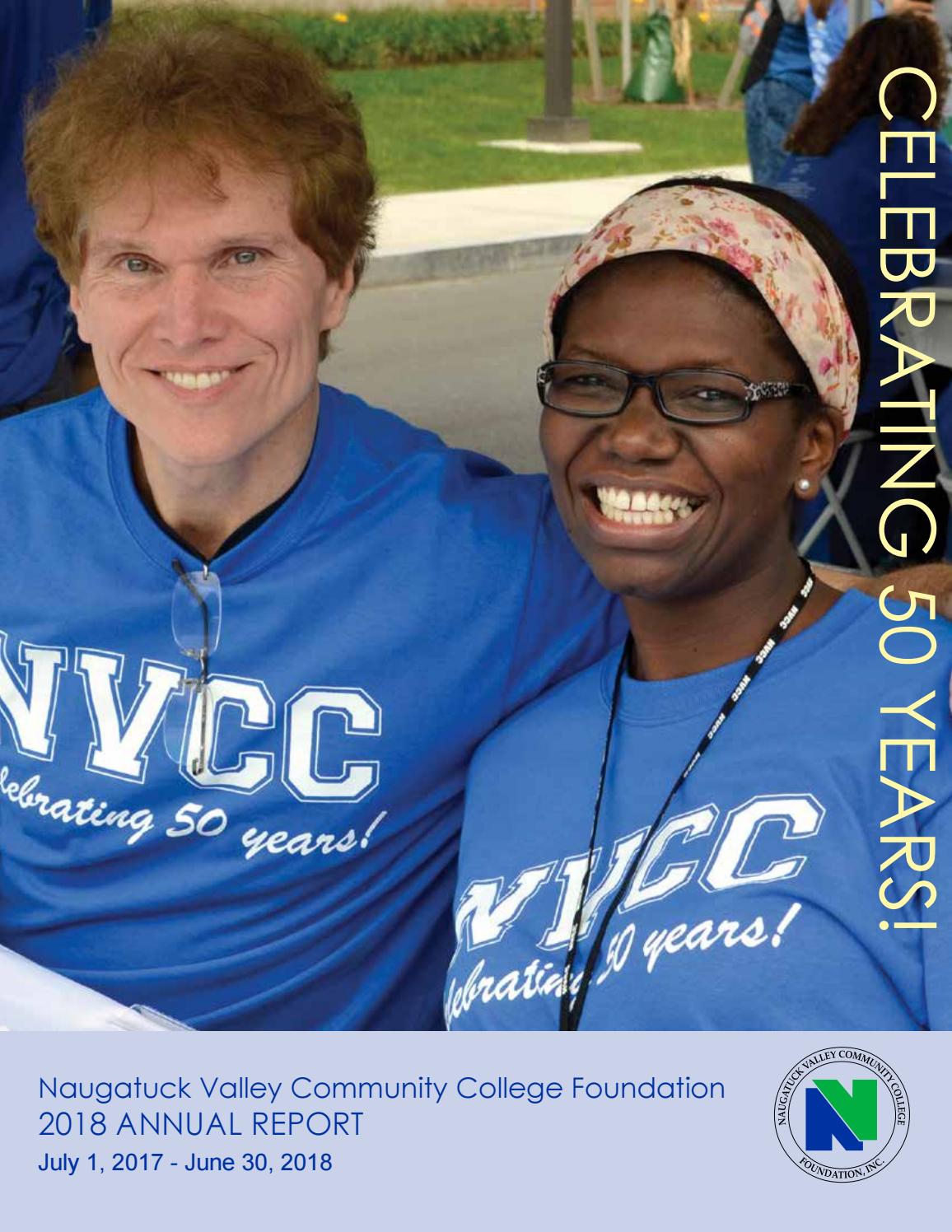201718 NVCC Foundation Annual Report by Naugatuck Valley Community