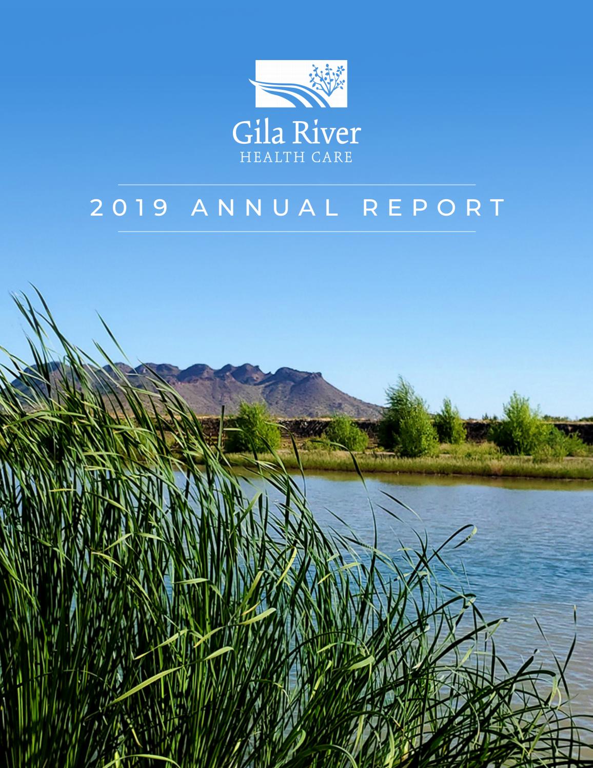 Gila River Health Care 2019 Annual Report by Gila River