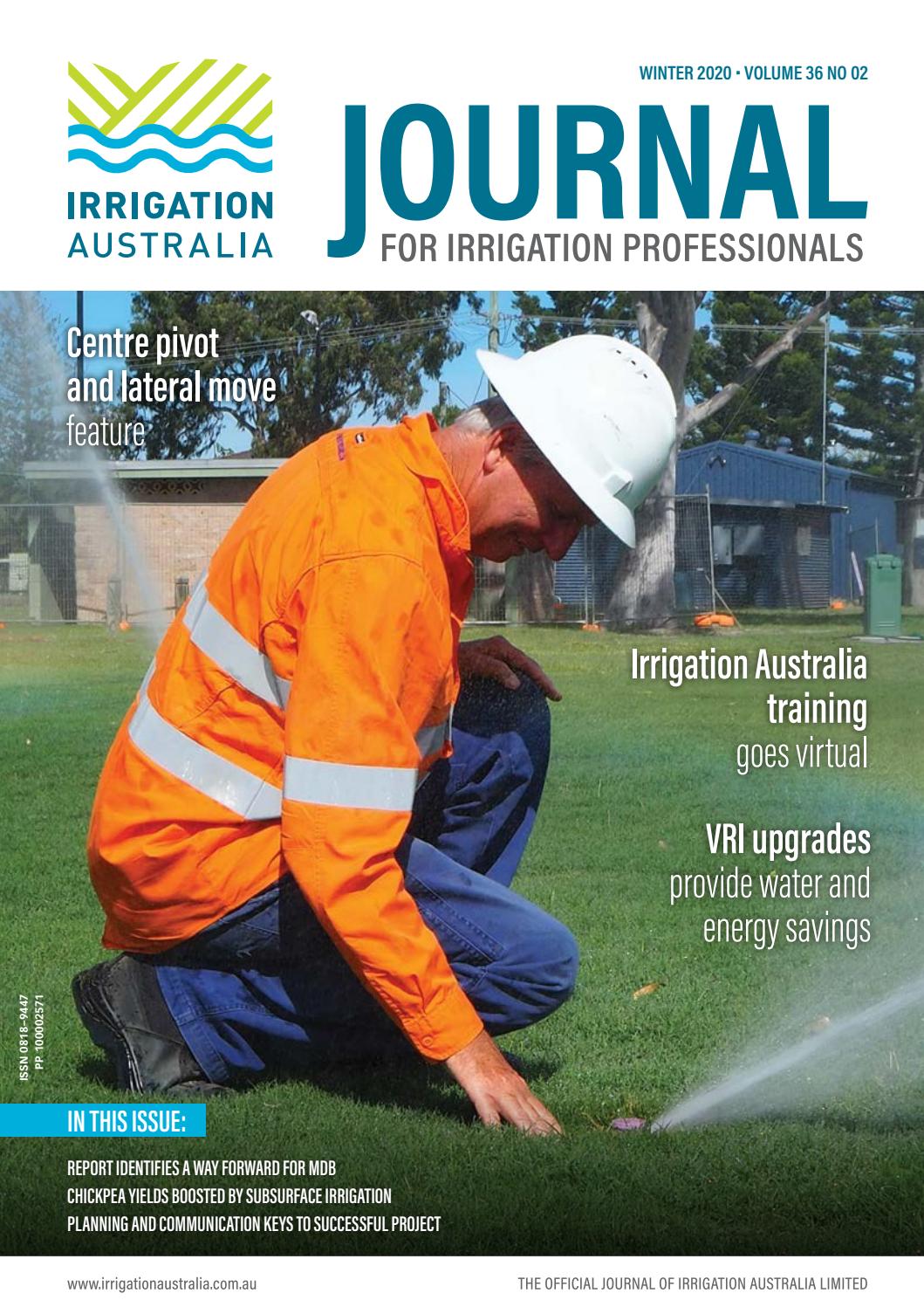 Irrigation Journal Winter 2020 by Irrigation Australia Issuu