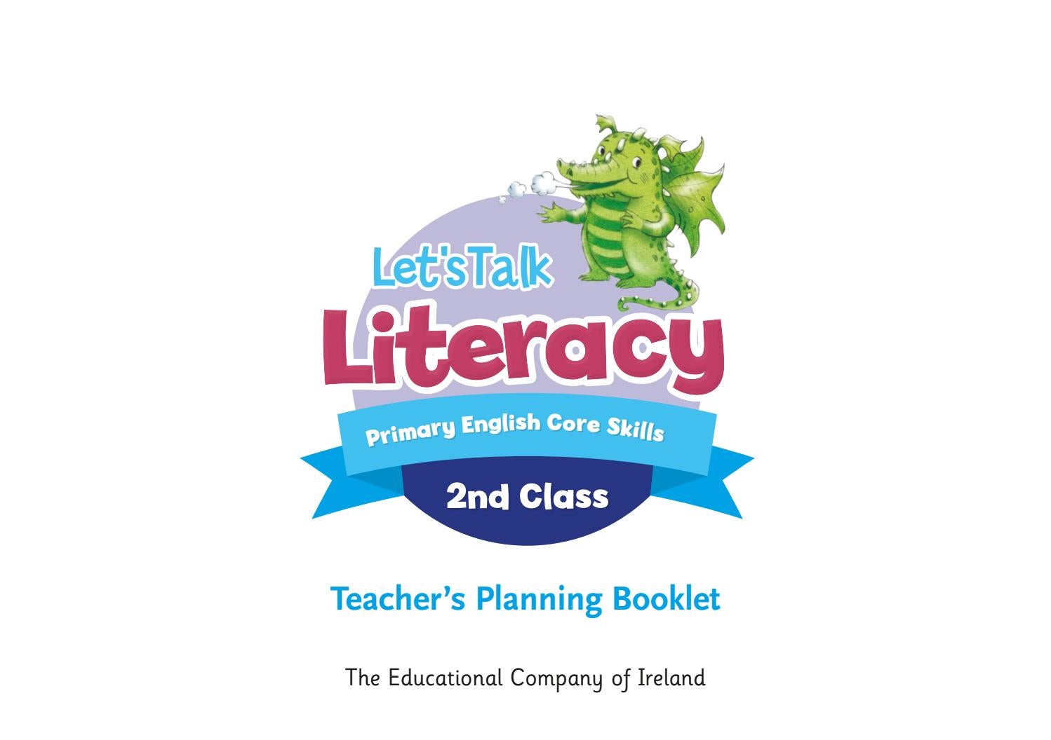 Let's Talk Literacy 2 Teacher's Planning Booklet by Edco Ireland Issuu