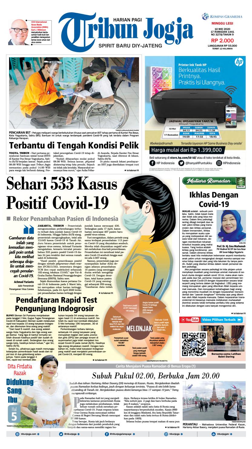 Tribun Jogja 10 05 2020 By Tribun Jogja Issuu<script async src=