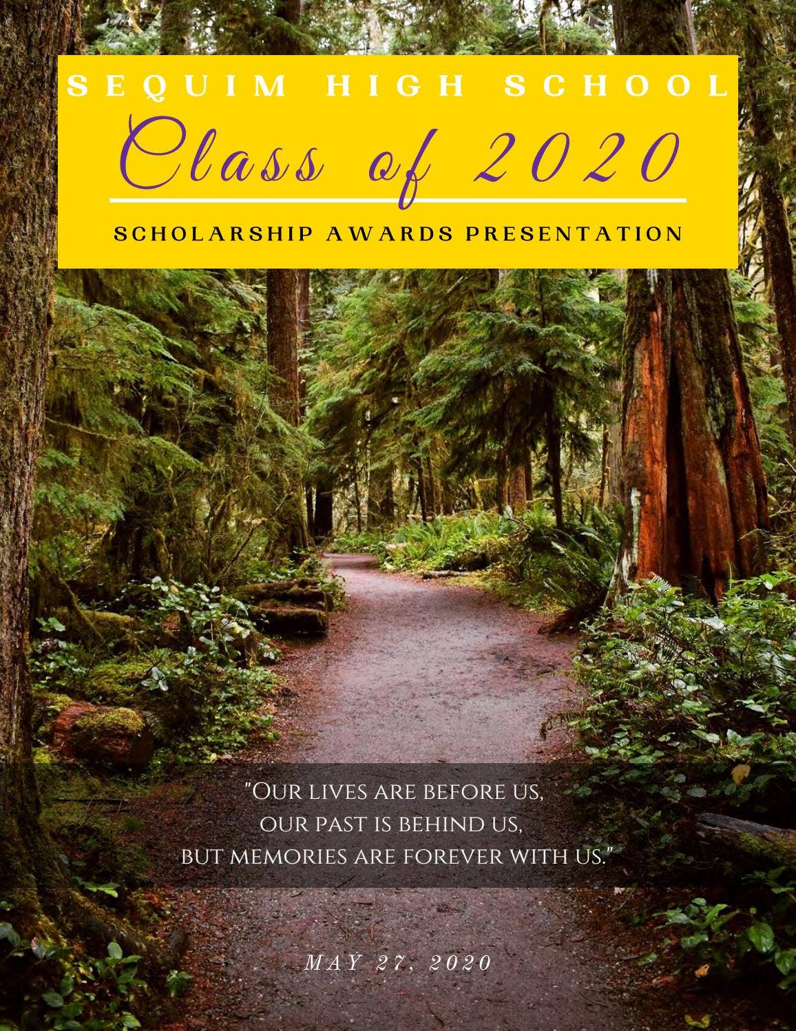 Sequim High School Class of 2020 Scholarship Recipients by Sequim ...