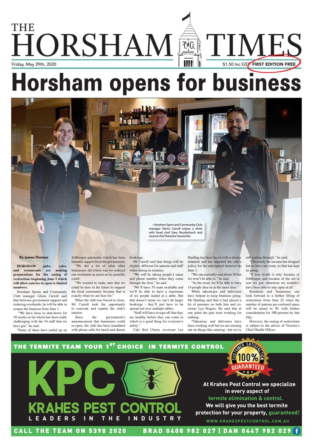 The Horsham Times First Edition by thehorshamtimes Issuu
