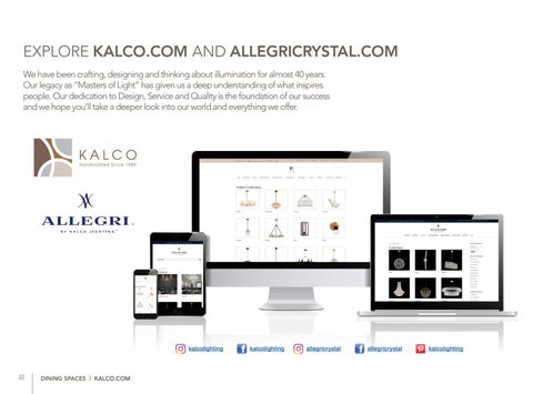 Kalco Lighting 灯饰型录 第 22 页