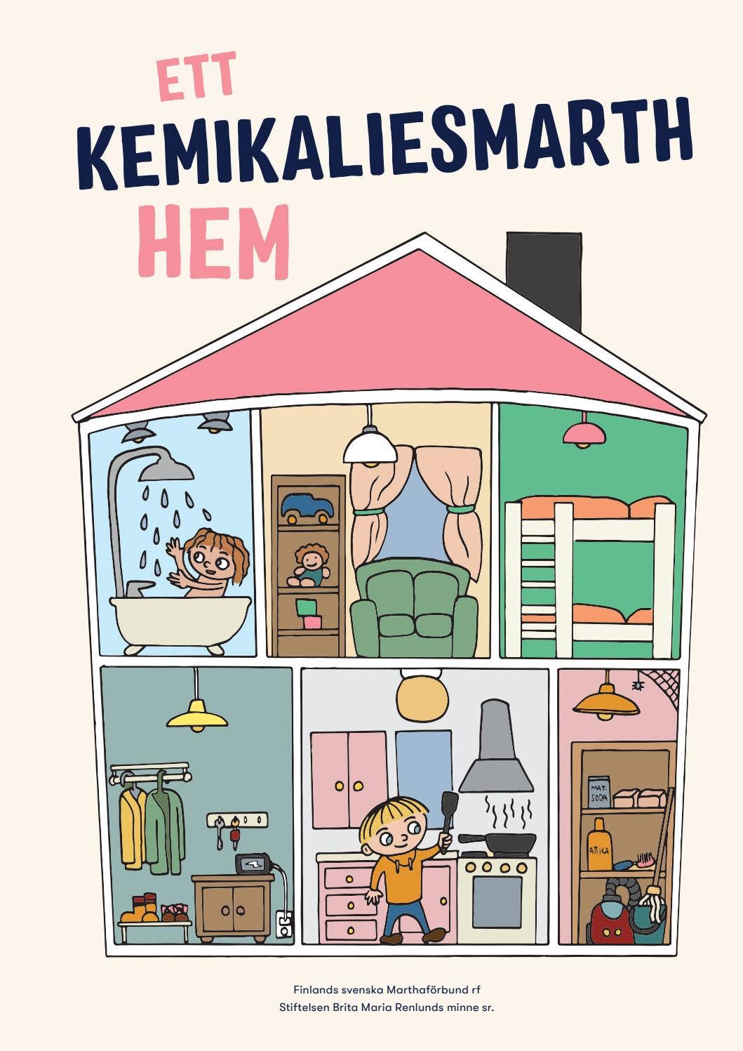 En guide för alla om hur man skapar ett kemikaliesmart hem.
Materialet har producerats av Finlands svenska Marthaförbund inom projektet Giftfritt dagis. Projektets syfte är att minska på skadliga ämne