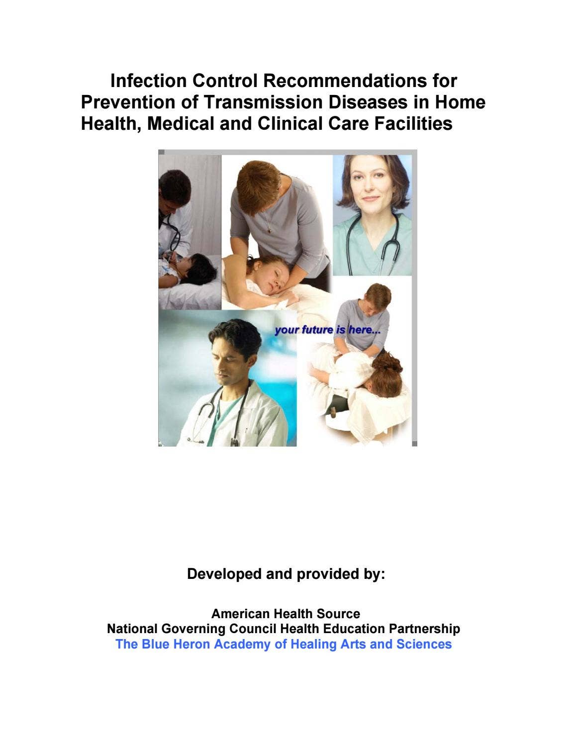 INFECTION CONTROL RECOMMENDATIONS FOR THE PREVENTION OF TRANSMISSION ...