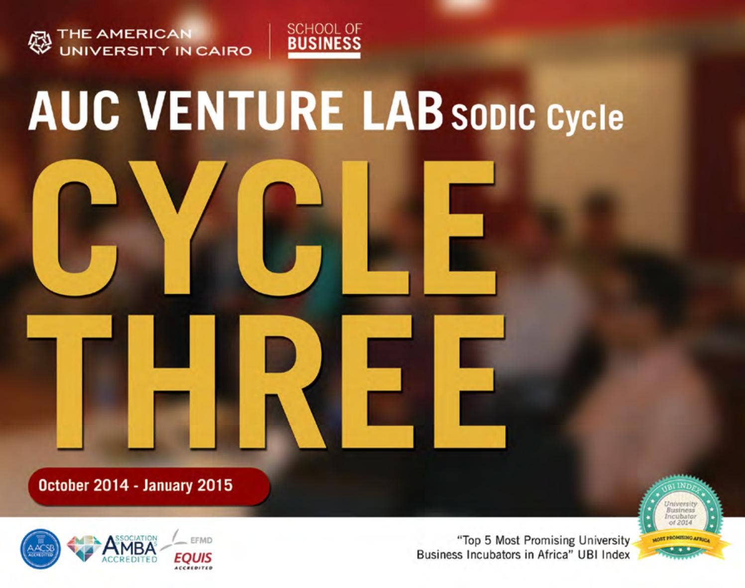 AUC Venture Lab Fall'14 Brochure by AUC Venture Lab - Issuu