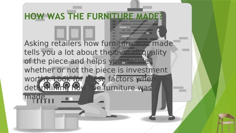 PURCHASING HIGH-END 家具 ? ASK YOURSELF THESE QUESTIONS BEFORE MAKING THE FINAL DECISION 第 3 页